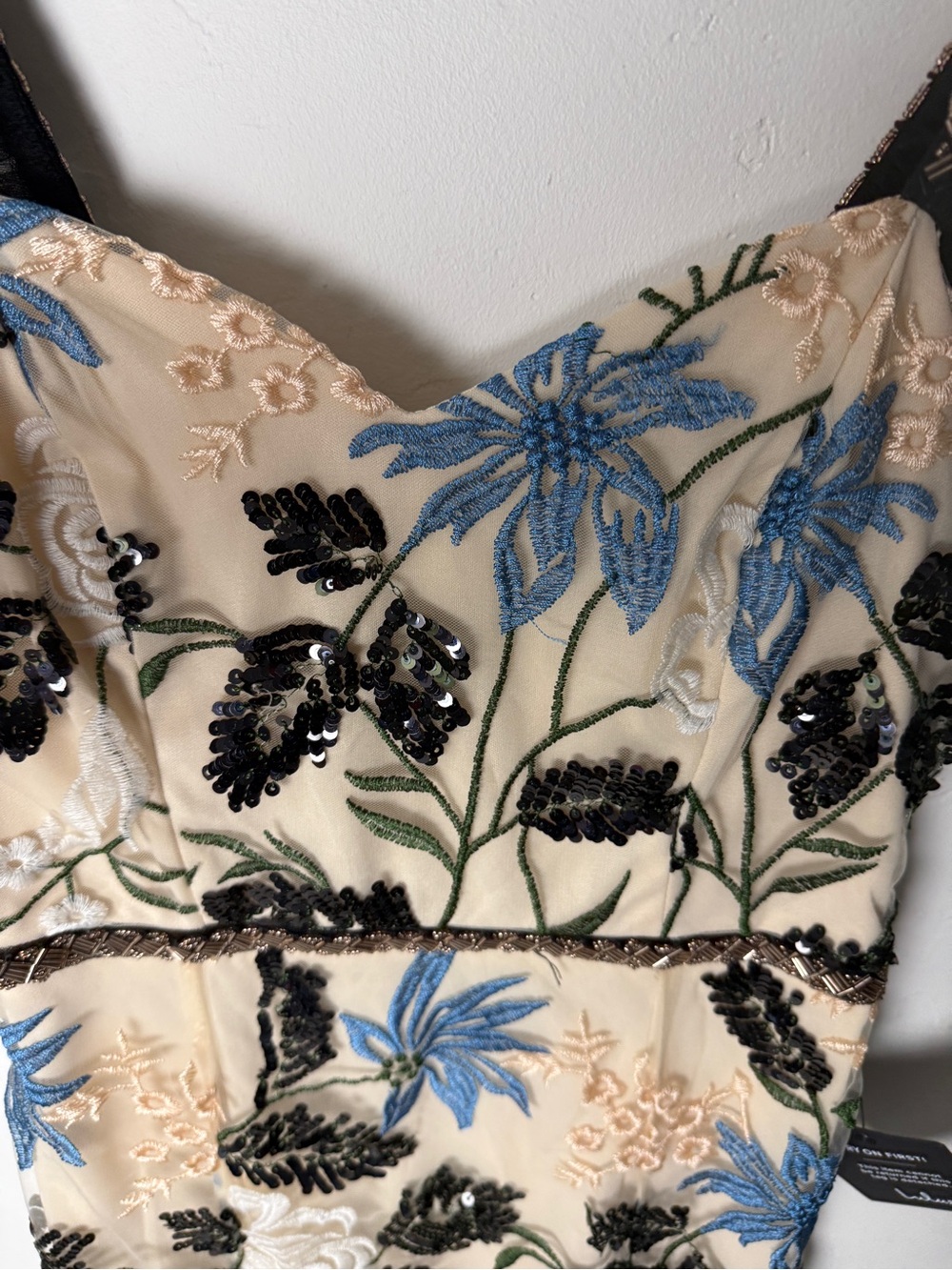 Lulus Midi Dress Show Stopper Embroidered Sequin dress - Picture 4 of 14